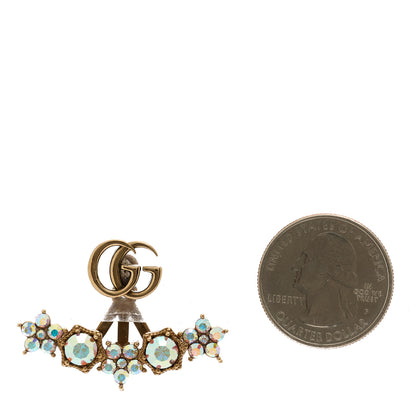 Gucci Crystal Single GG Earring Aurora Silver 2 of 4