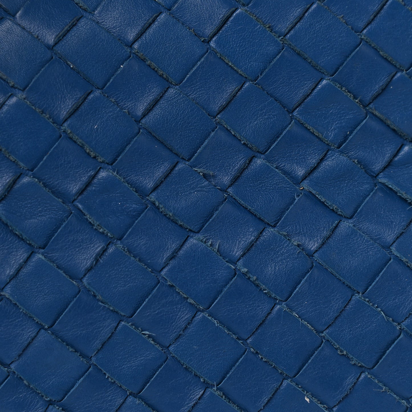 Calfskin Intrecciato Large Leggero Tote Blue