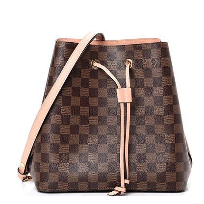 Louis Vuitton Damier Ebene Neonoe MM Venus Pink 1 of 8