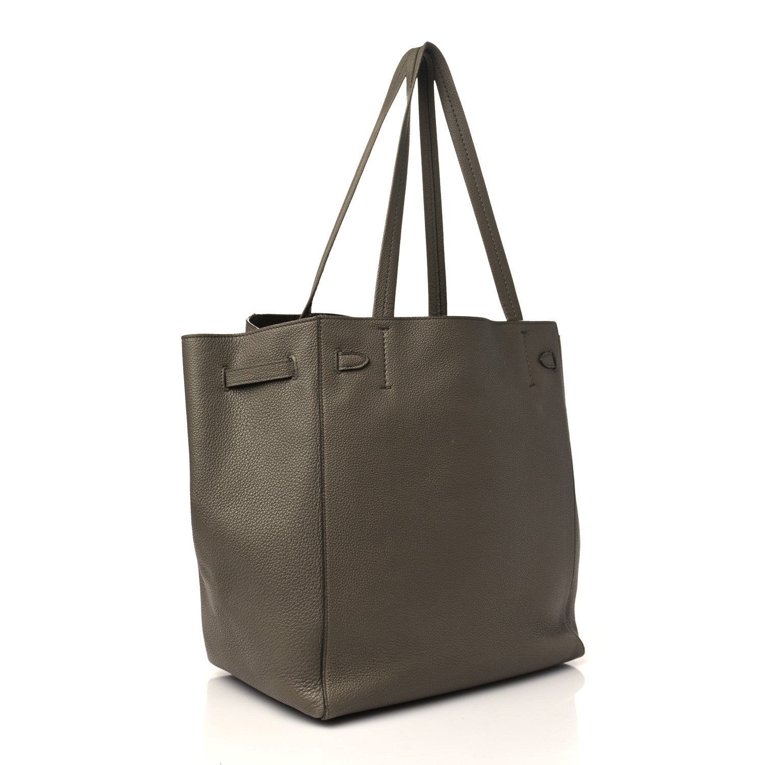 Celine Soft Grained Calfskin Small Belt Cabas Phantom Taupe 3 of 7