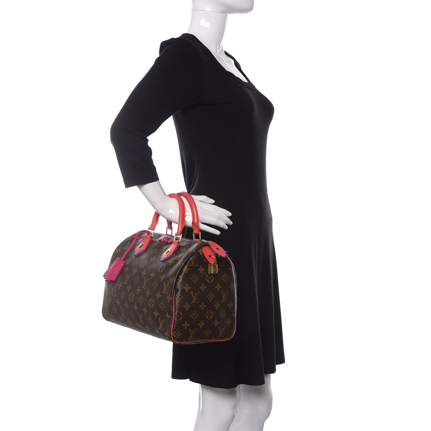 Louis Vuitton Monogram Totem Speedy 30 Flamingo 2 of 10