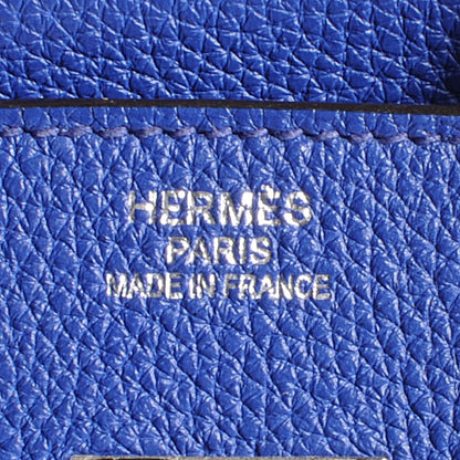 Hermes Togo Birkin 35 Bleu Electrique 7 of 9