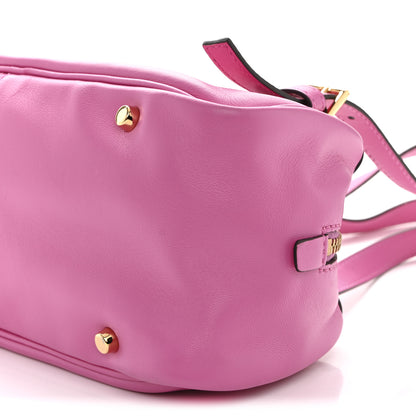 Versace Nappa Tag Bowling Bag Dragon Fruit 10 of 10