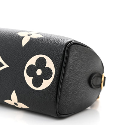 Louis Vuitton Empreinte Monogram Giant Nano Speedy Black Beige 9 of 11