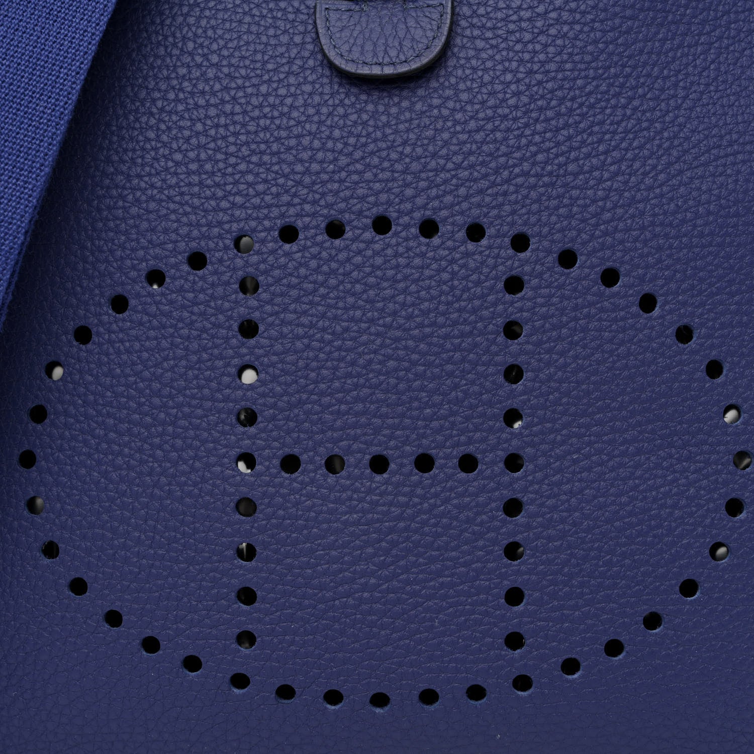 Hermes Taurillon Clemence Evelyne III PM Bleu Encre 8 of 11