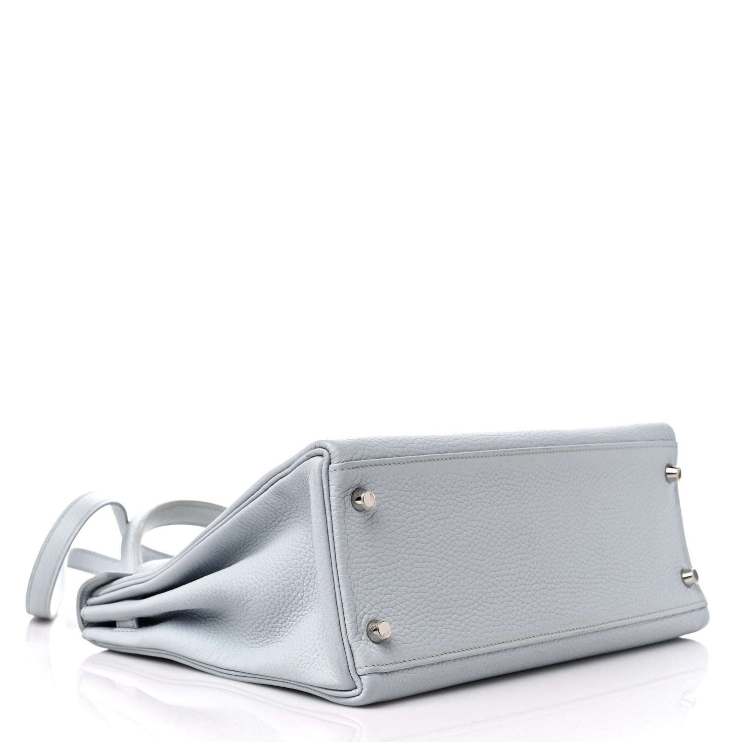 Hermes Taurillon Clemence Kelly Retourne 32 Bleu Glacier 4 of 15