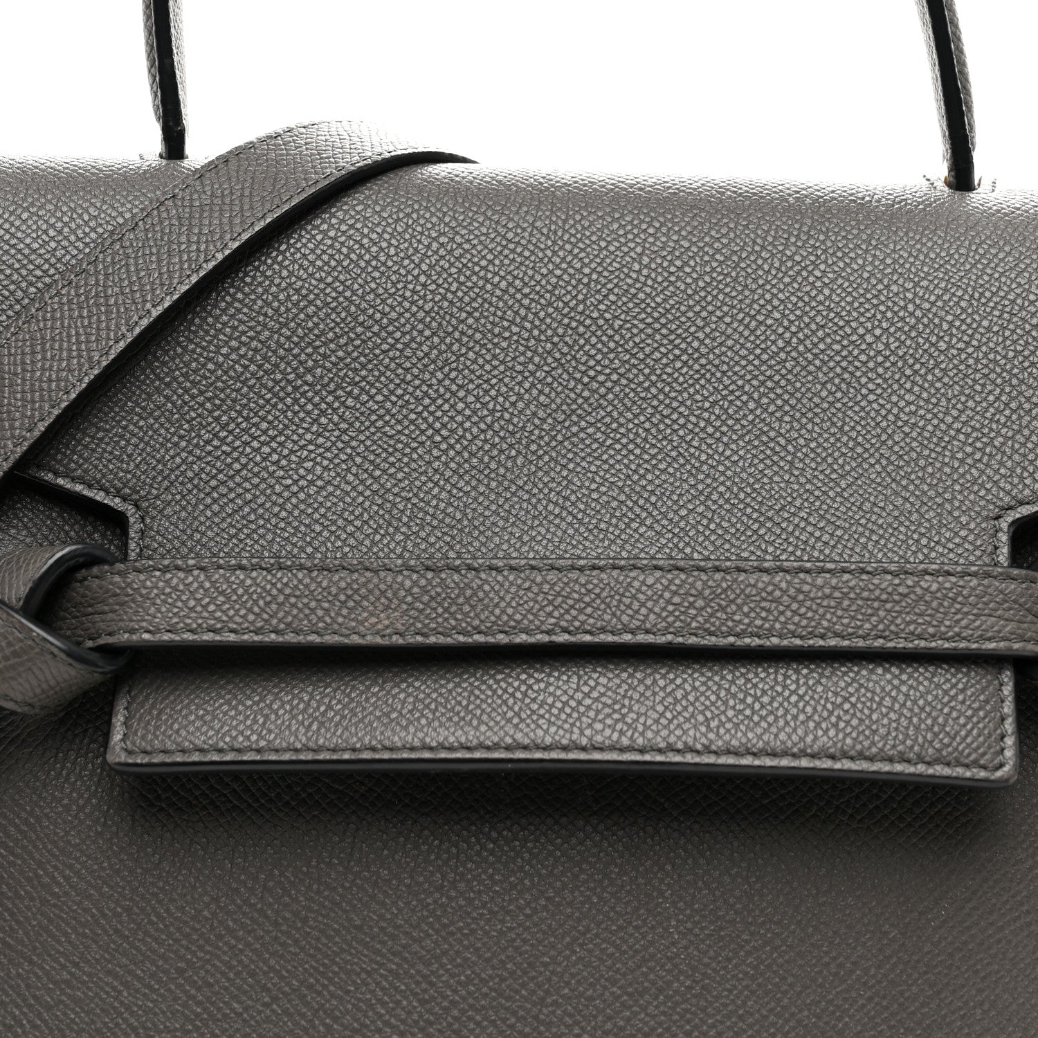 Celine Grained Calfskin Micro Belt Bag Grey 8 of 11