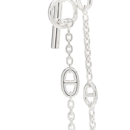 Hermes Sterling Silver Farandole Necklace 160 3 of 4