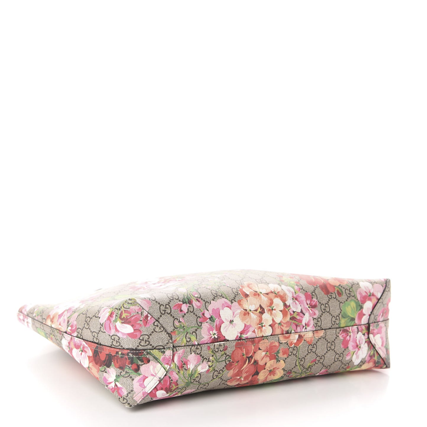 GG Supreme Monogram Blooms Medium Reversible Tote Beige Multicolor Dry Rose