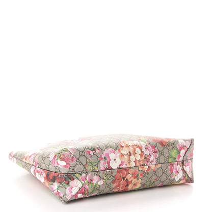Gucci GG Supreme Monogram Blooms Medium Reversible Tote Beige Multicolor Dry Rose 4 of 18
