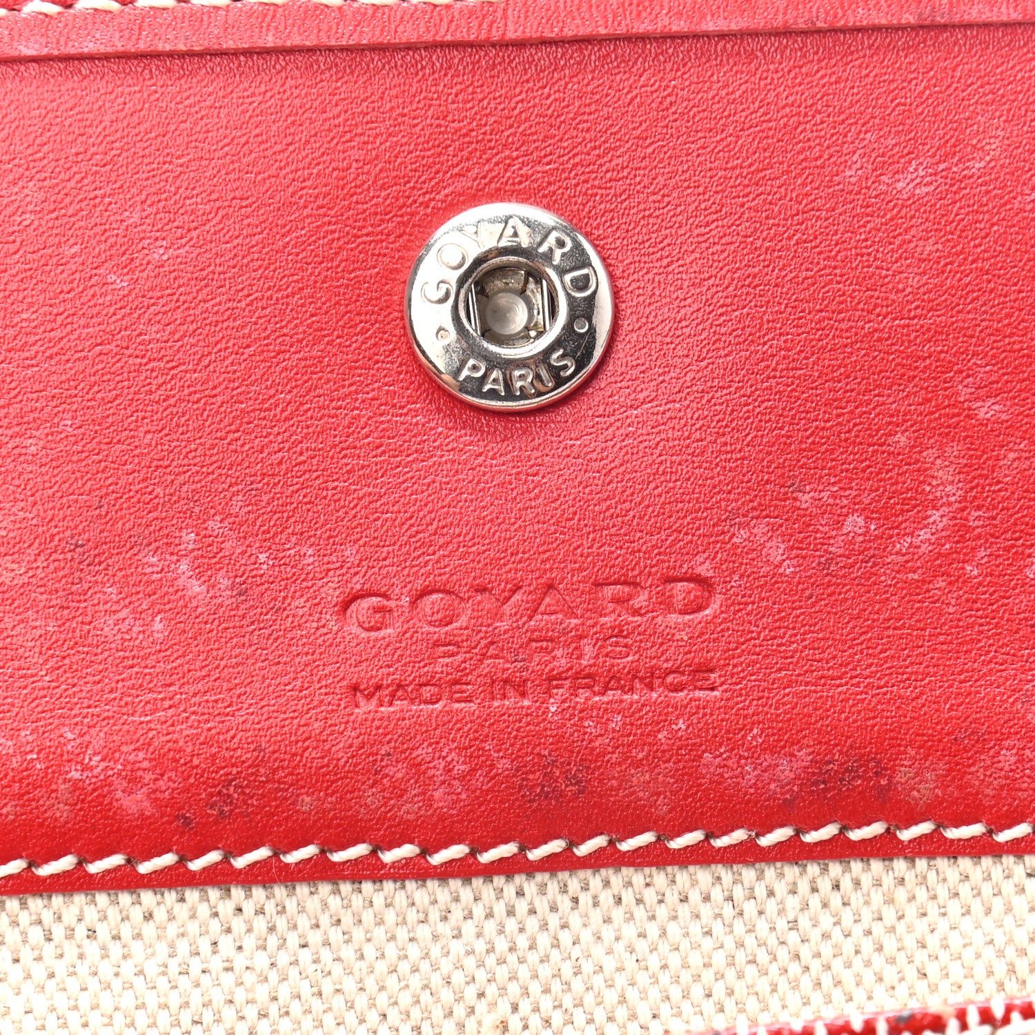 Goyard Goyardine Saint Louis GM Red 10 of 17