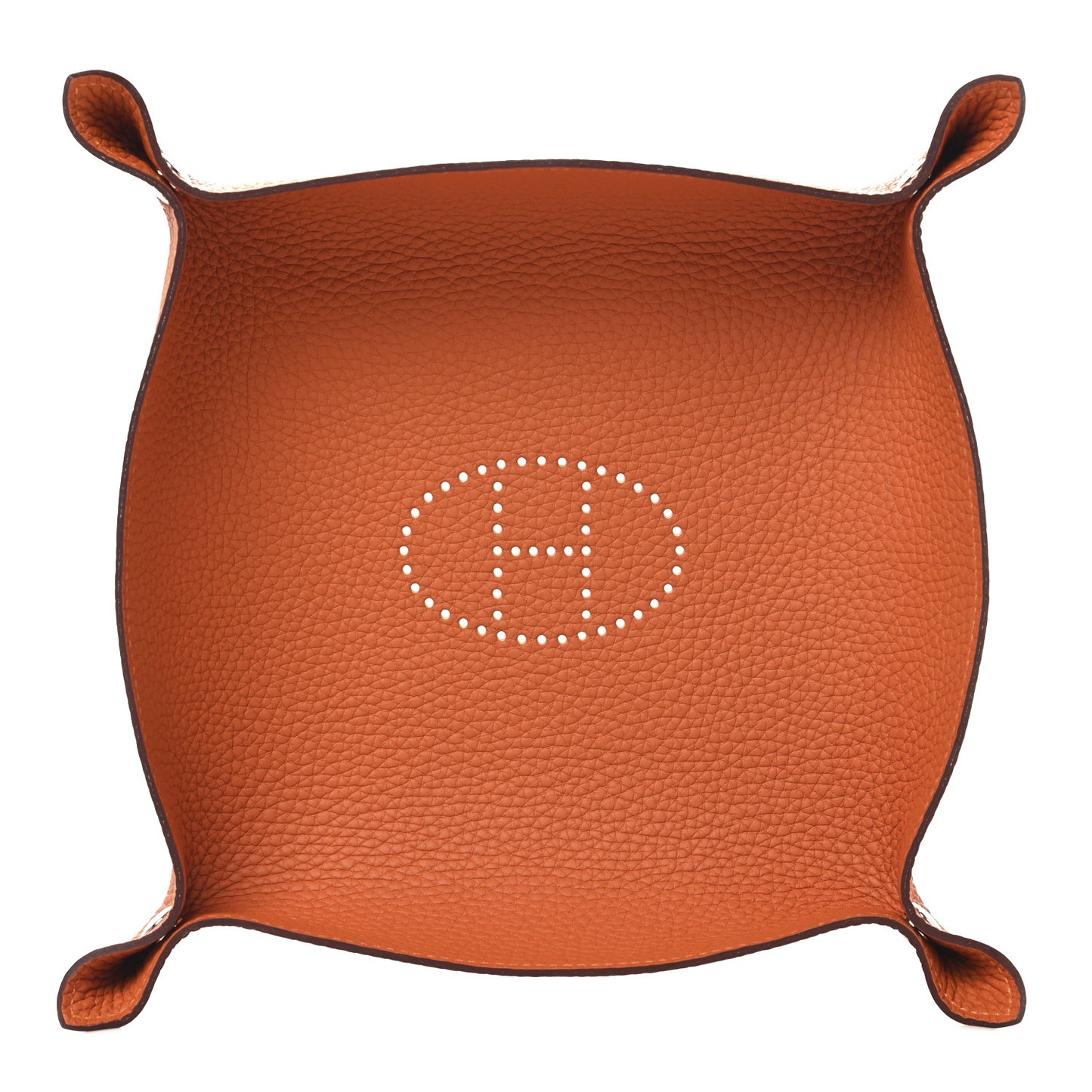 Taurillon Clemence Mises et Relances MM Change Tray Orange