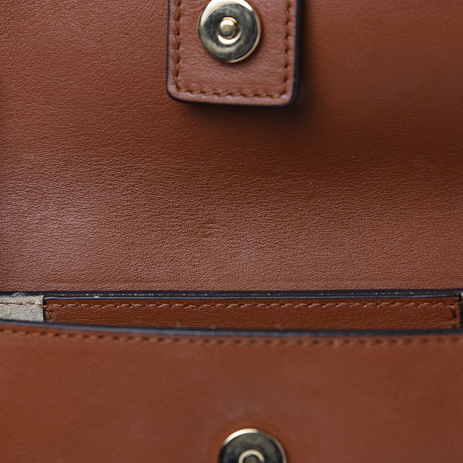 Chloe Suede Calfskin Mini Faye Shoulder Bag Tobacco 6 of 12