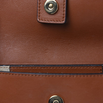 Chloe Suede Calfskin Mini Faye Shoulder Bag Tobacco 6 of 12