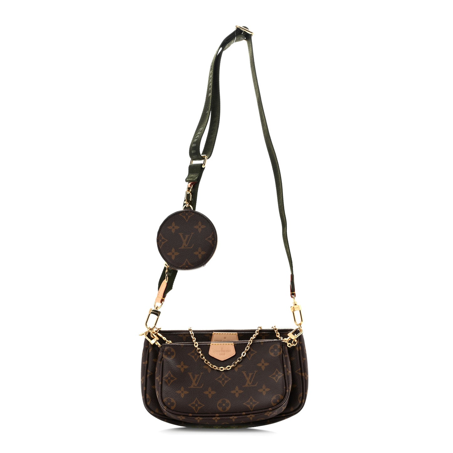 Monogram Multi Pochette Accessories Kaki