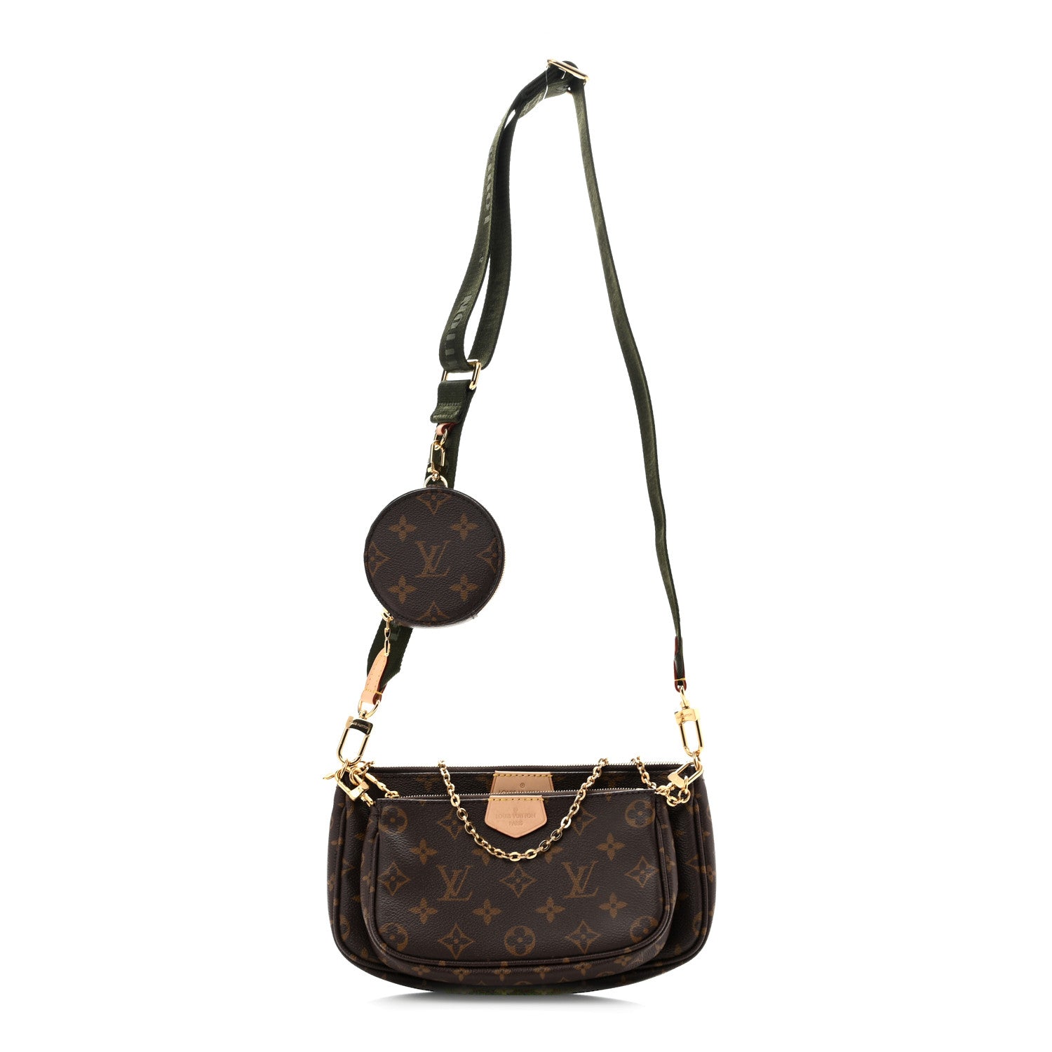 Louis Vuitton Monogram Multi Pochette Accessories Kaki 1 of 12
