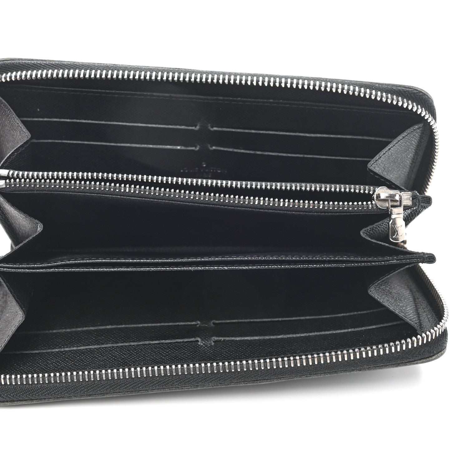 Louis Vuitton Epi Zippy Wallet Black 5 of 9