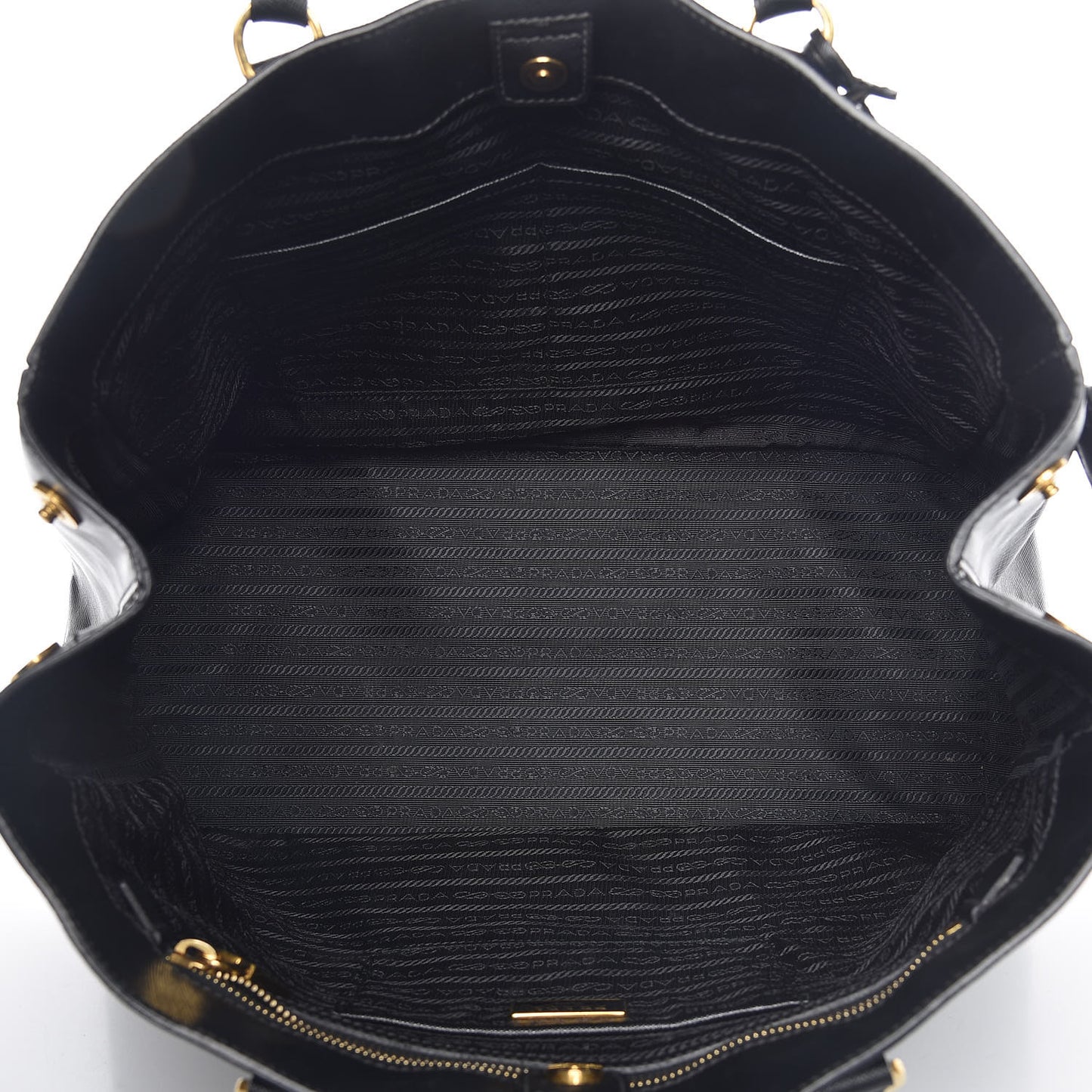 Saffiano Lux Large Tote Black