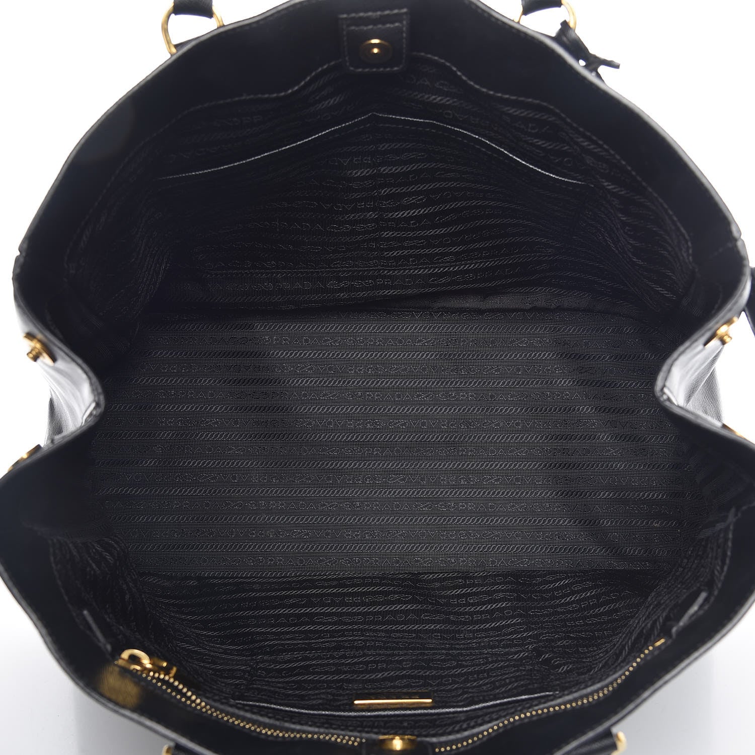 Prada Saffiano Lux Large Tote Black 7 of 11