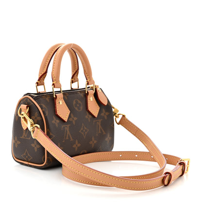 Louis Vuitton Monogram Nano Speedy Bandouliere 3 of 11