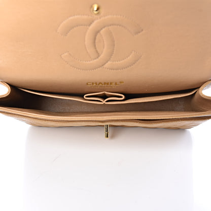 Chanel Caviar Quilted Medium Double Flap Beige 5 of 11