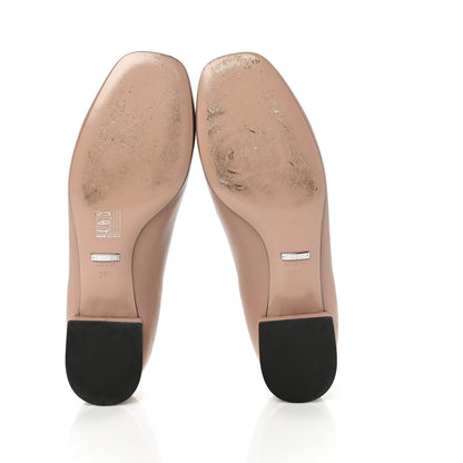Gucci Nappa Crystal Interlocking G Ballet Flats 39.5 Dark Cipria 5 of 8