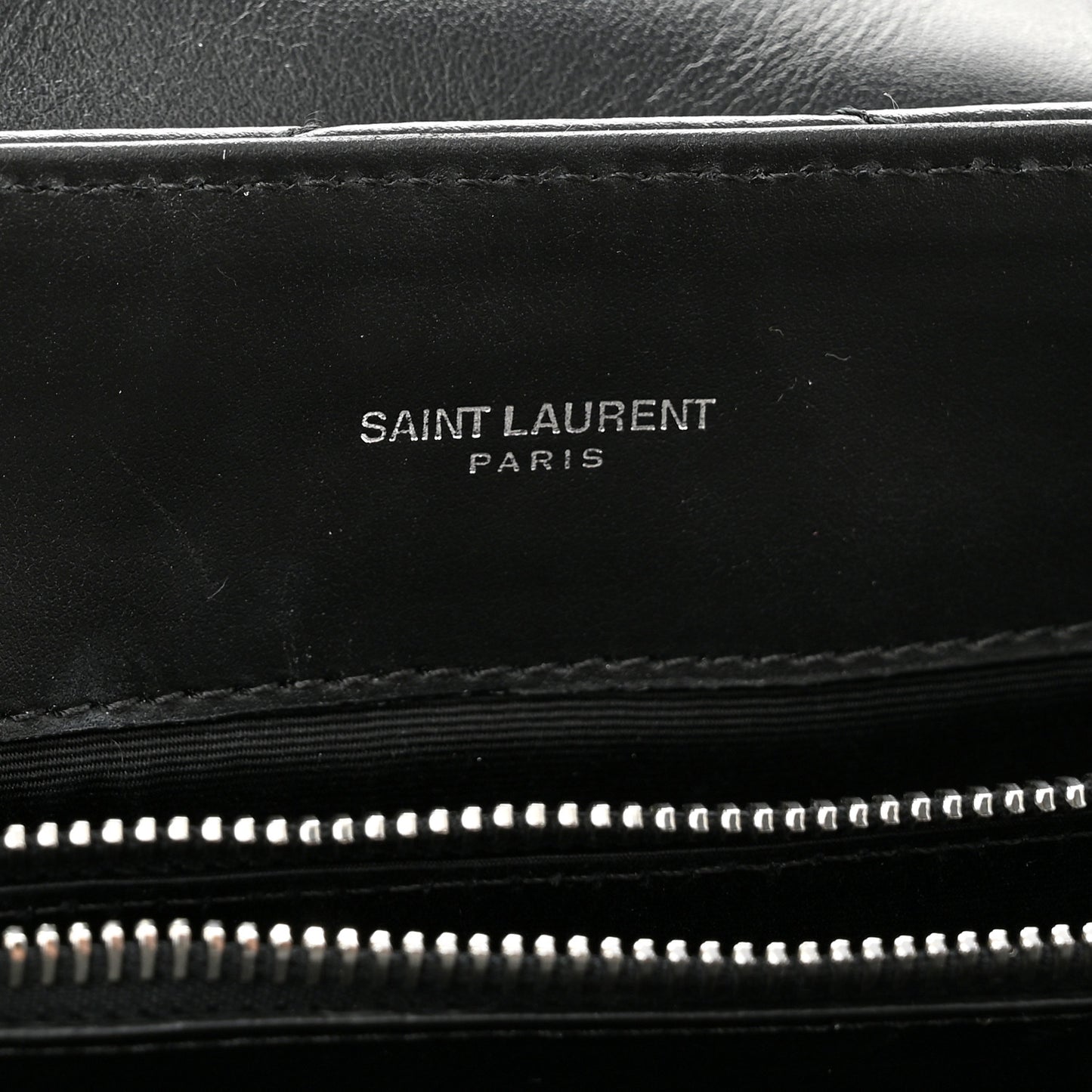 Calfskin Y Quilted Monogram Medium Loulou Chain Satchel Black
