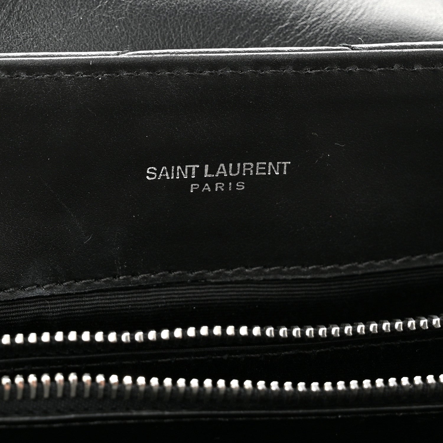 Saint Laurent Calfskin Y Quilted Monogram Medium Loulou Chain Satchel Black 6 of 11