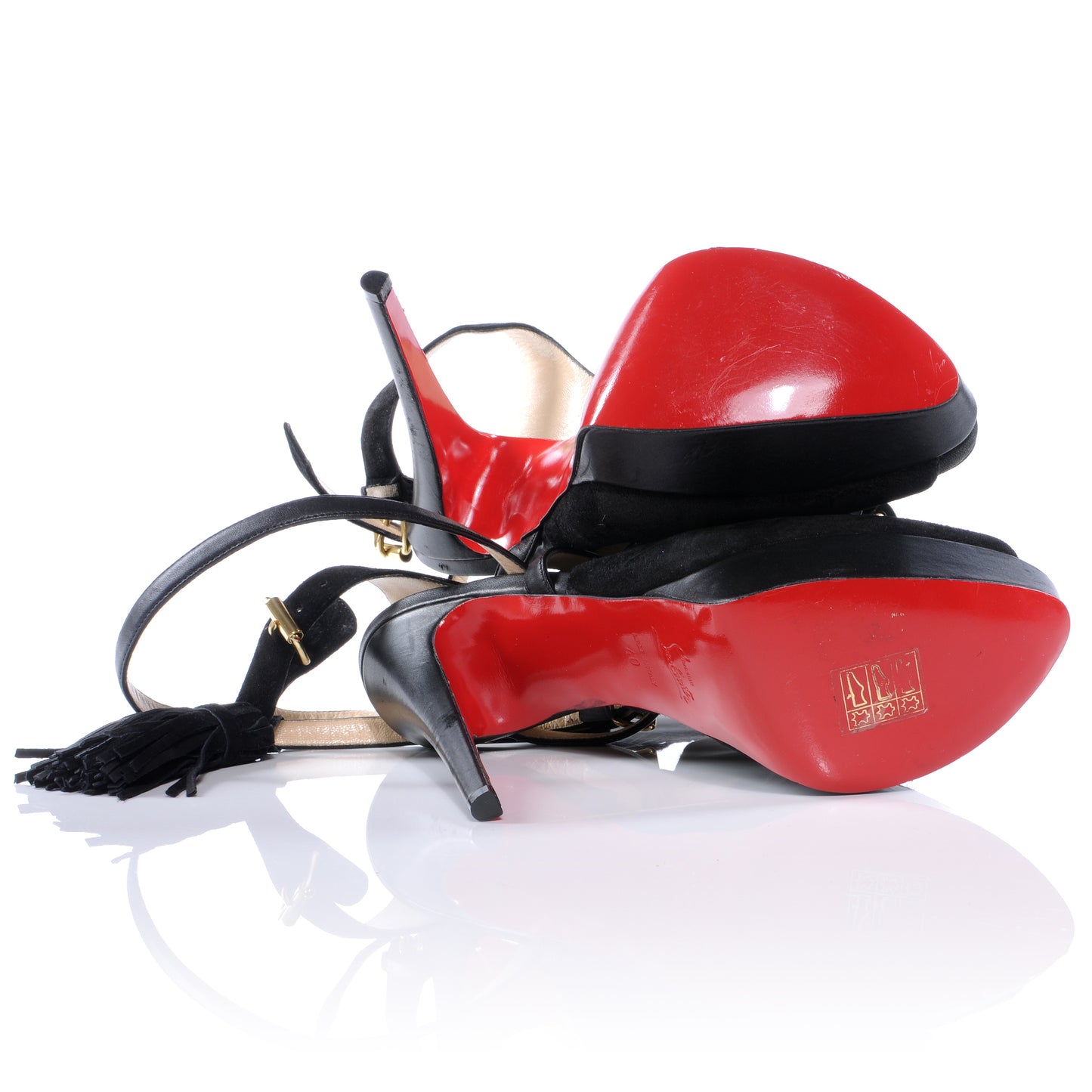 Suede Grommet Misfit 150 Heels 40