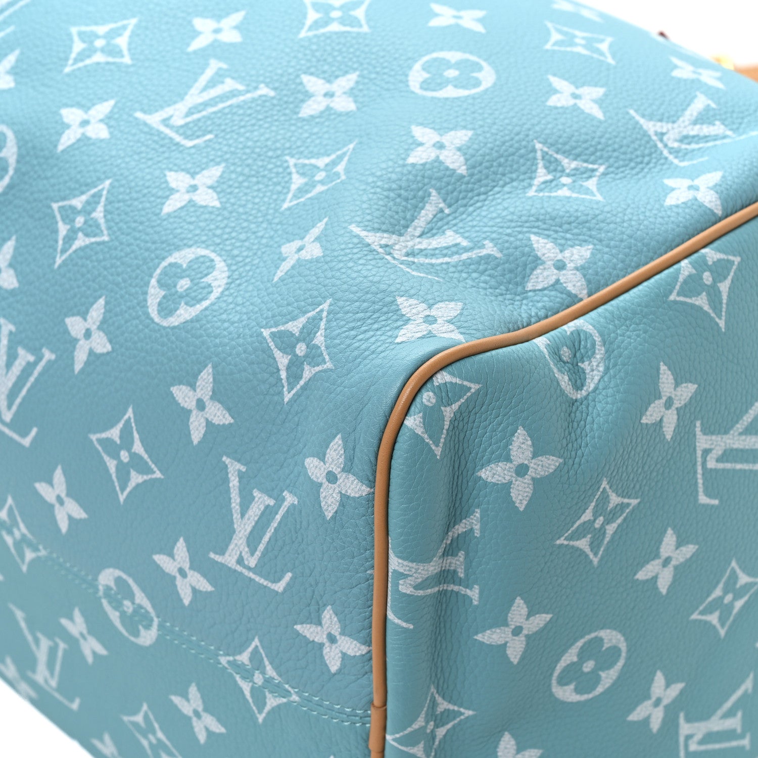 Louis Vuitton Calfskin Monogram Speedy P9 Bandouliere 40 Turquoise 10 of 12