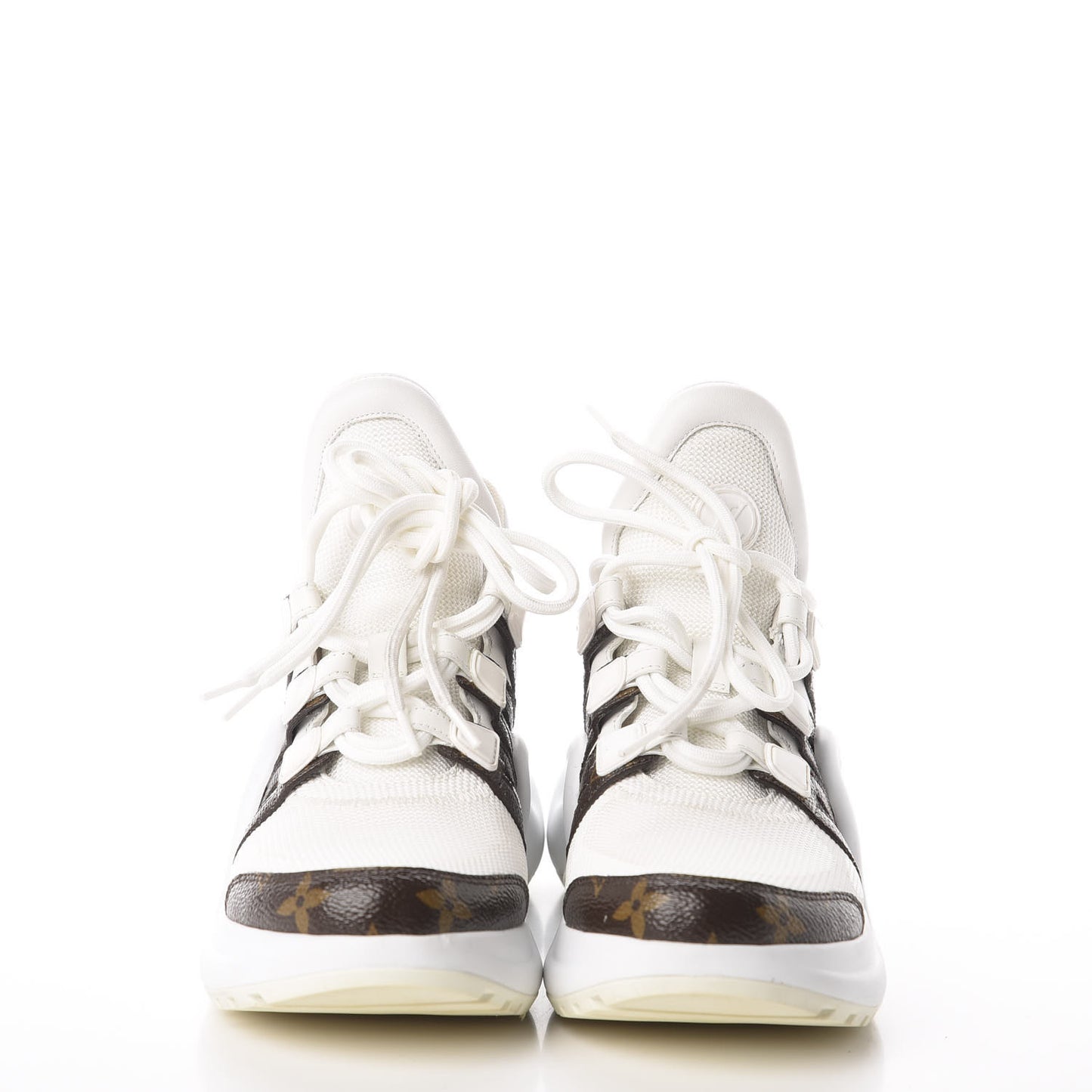 Patent Monogram LV Archlight Sneakers 36 White