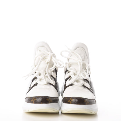 Louis Vuitton Patent Monogram LV Archlight Sneakers 36 White 3 of 8