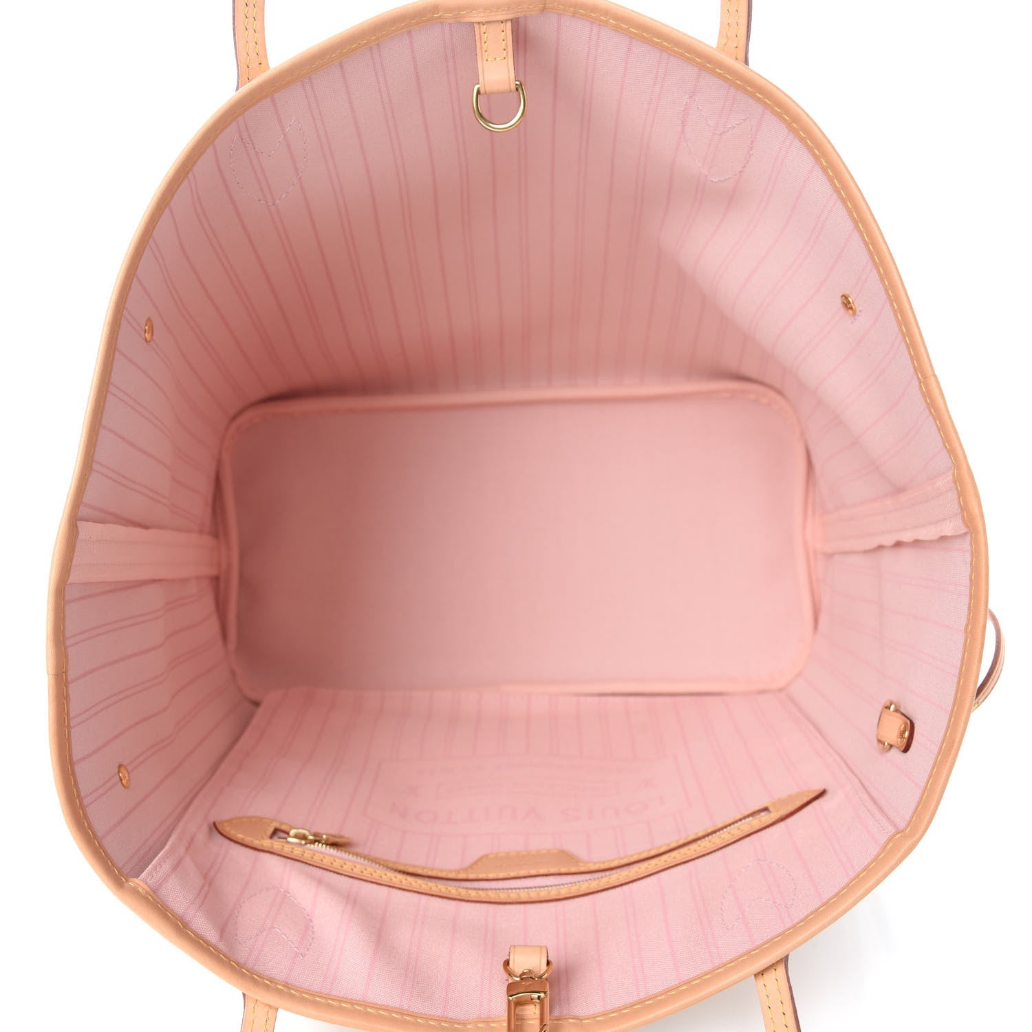Louis Vuitton Damier Azur Neo Neverfull MM Rose Ballerine 5 of 10