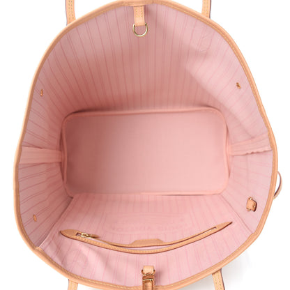 Louis Vuitton Damier Azur Neo Neverfull MM Rose Ballerine 5 of 10