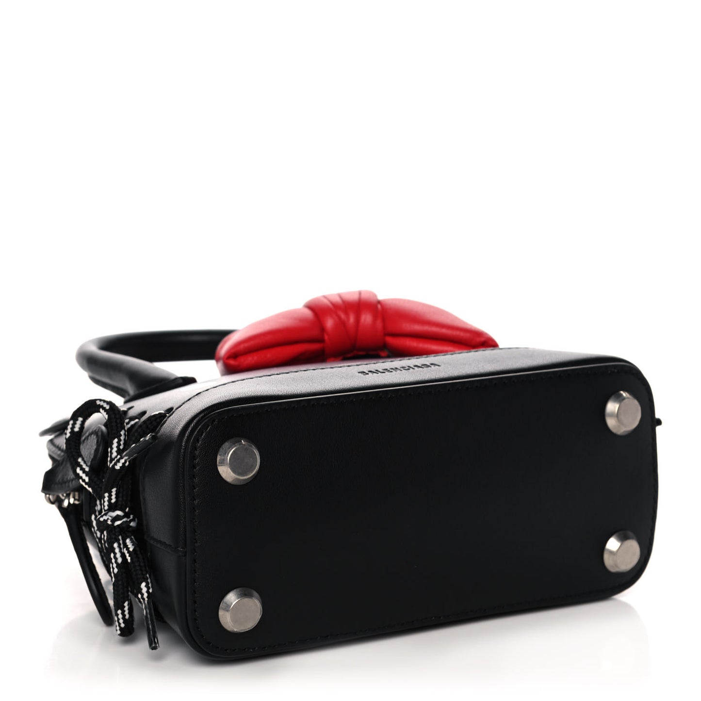 Calfskin Hello Kitty XXS Ville Top Handle Bag Black