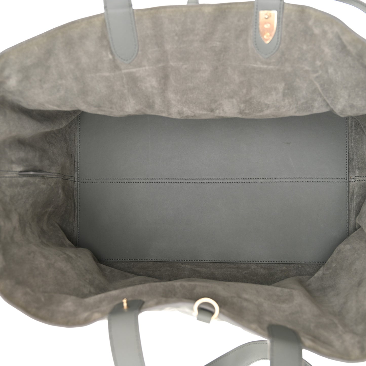 Calfskin Macrocannage Medium Toujours Grey