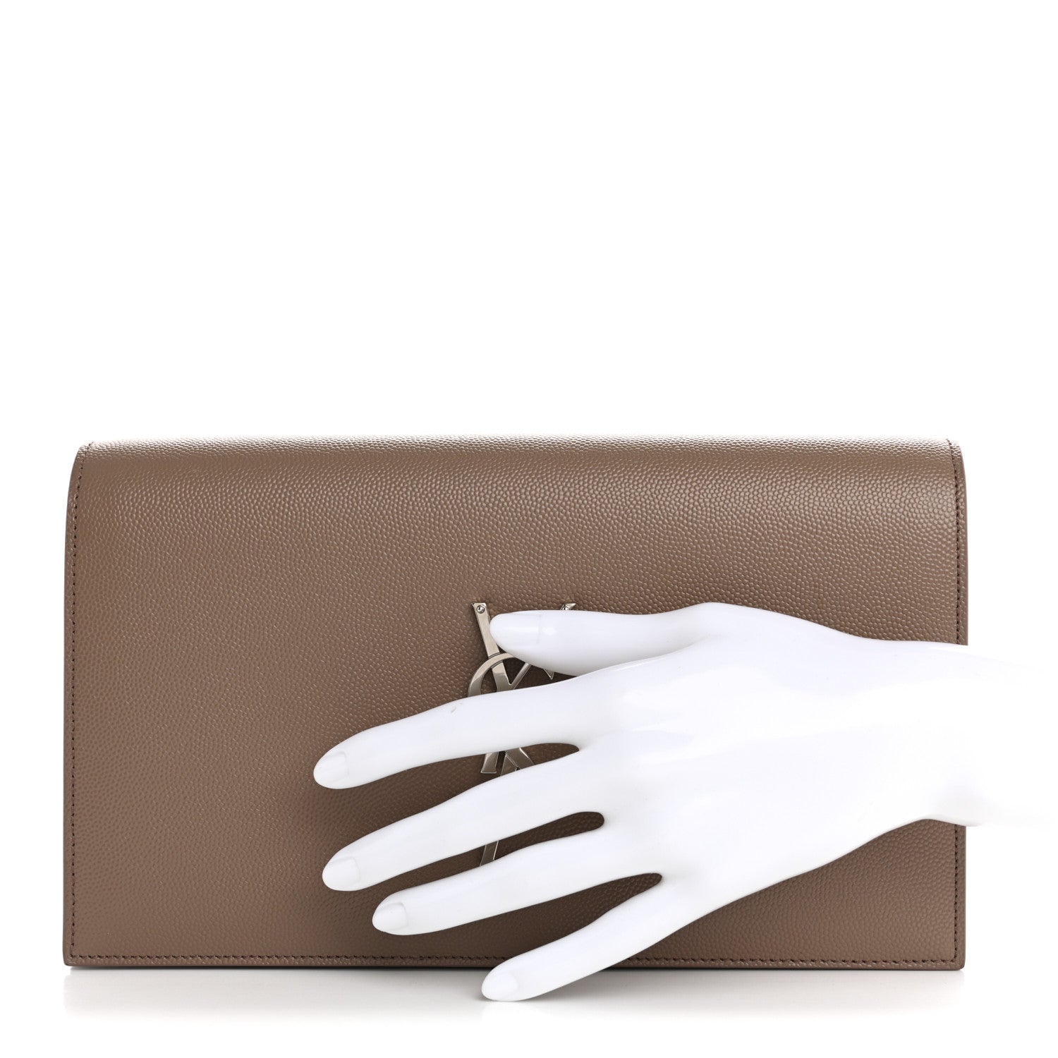 Saint Laurent Grain De Poudre Classic Kate Monogram Clutch Fard 2 of 12