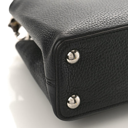 Louis Vuitton Taurillon Snakeskin Capucines BB Black 7 of 8