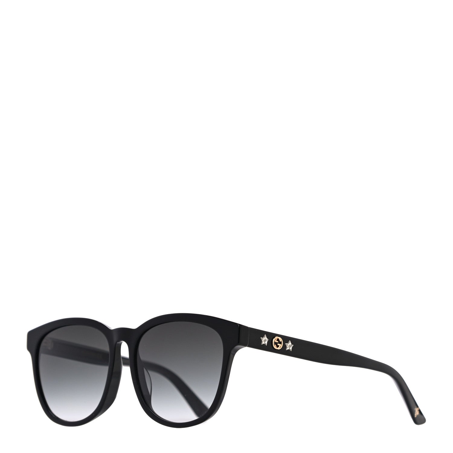 Gucci Round Frame Star Sunglasses GG0232SK Black 1 of 7