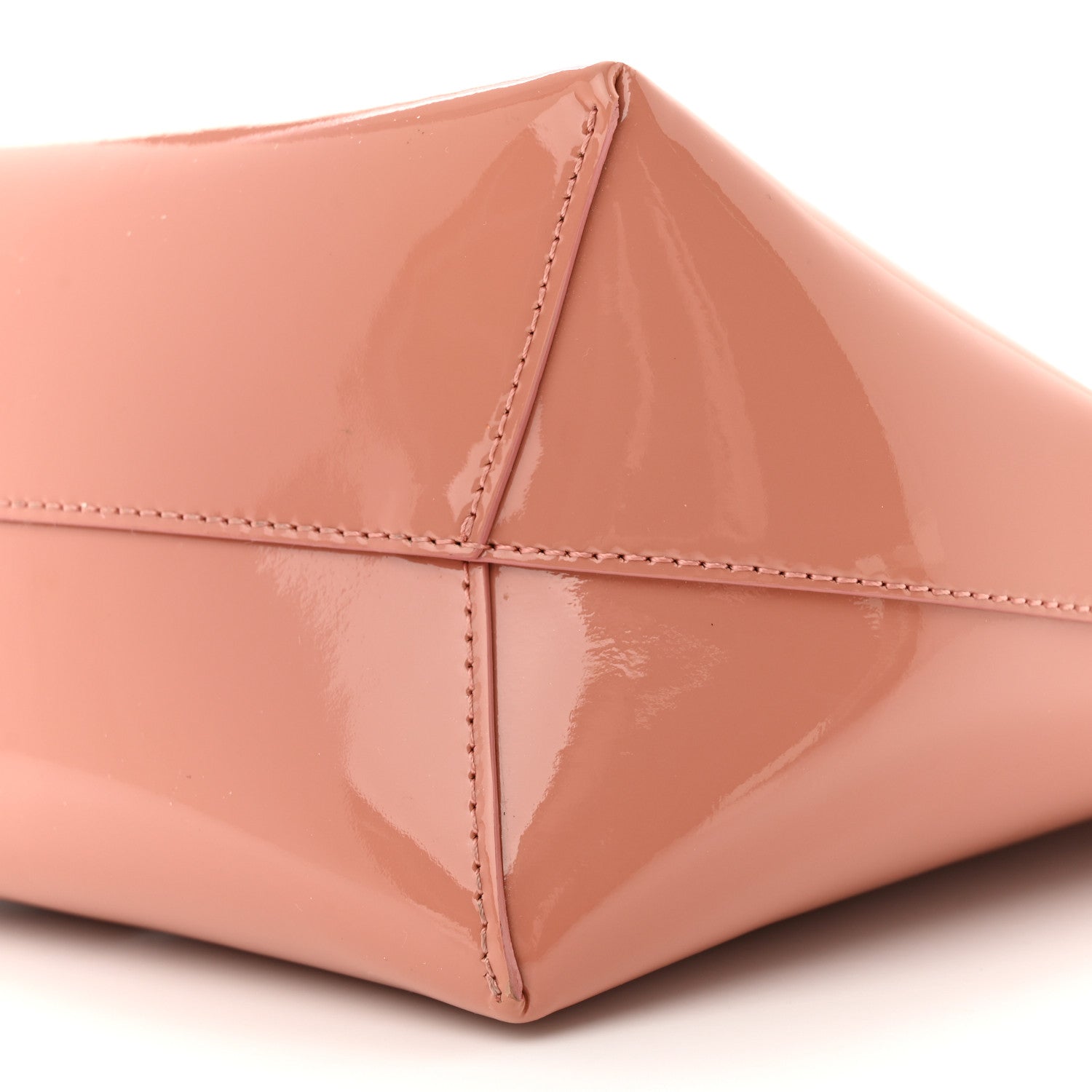 Mansur Gavriel Patent Calfskin Mini Mini Bucket Blush 9 of 15