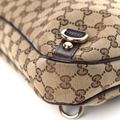 Gucci Monogram Large Abbey D Ring Hobo Dark Brown 10 of 15