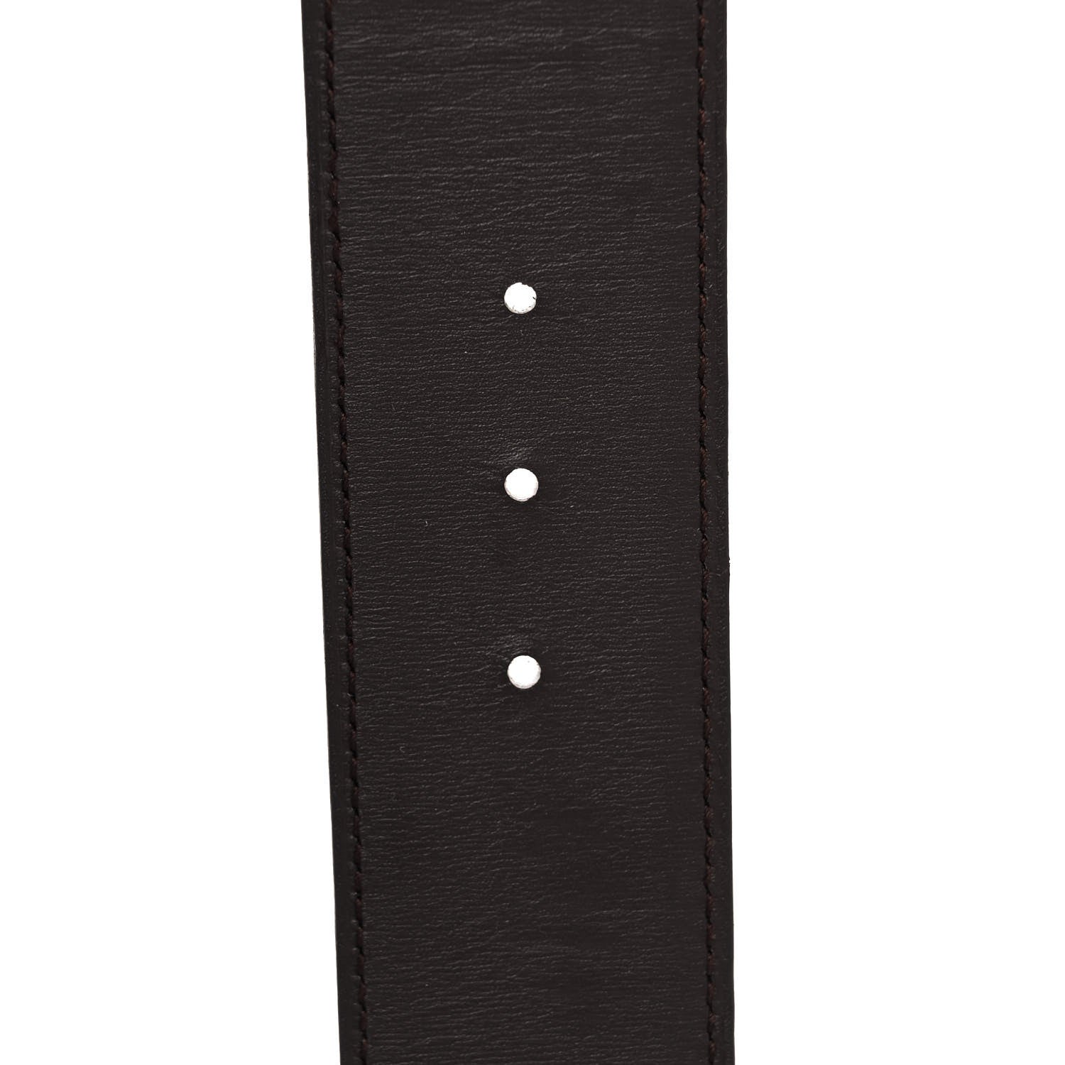 Hermes Box Chamonix 42mm Constance H Belt 95 Black Chocolate 4 of 7