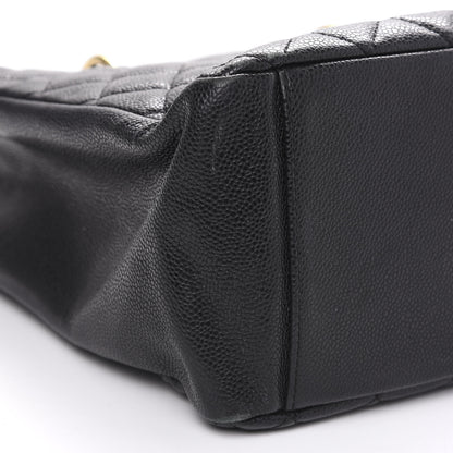 Chanel Caviar Quilted Grand Shopping Tote GST Black 8 of 14