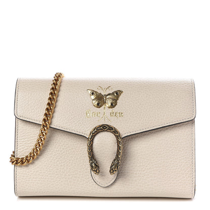 Gucci Calfskin Garden Dionysus Chain Wallet Off White 1 of 7