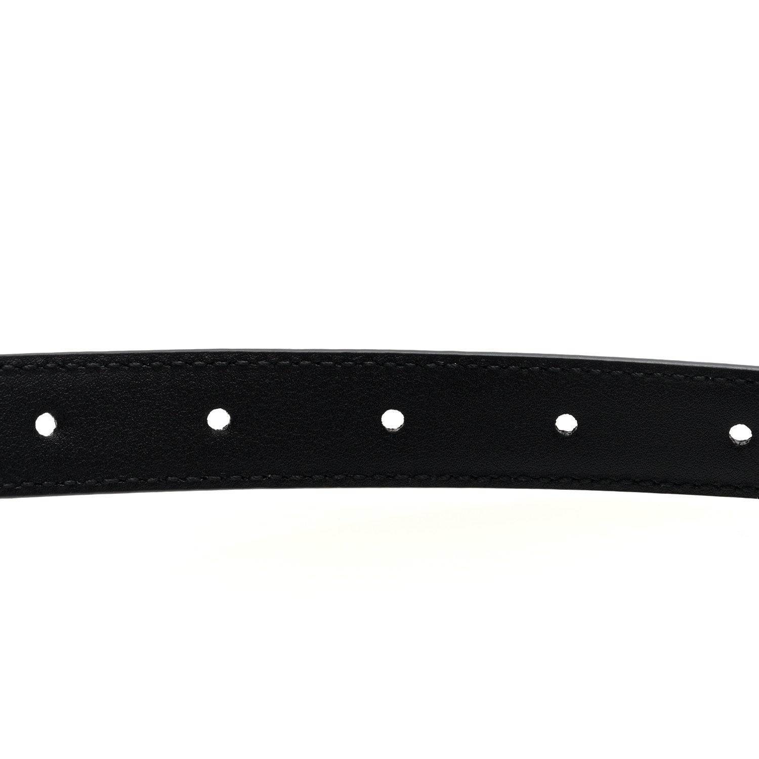 Gucci Piuma Calfskin Jumbo GG Milano 30mm Belt 80 32 Black 4 of 4