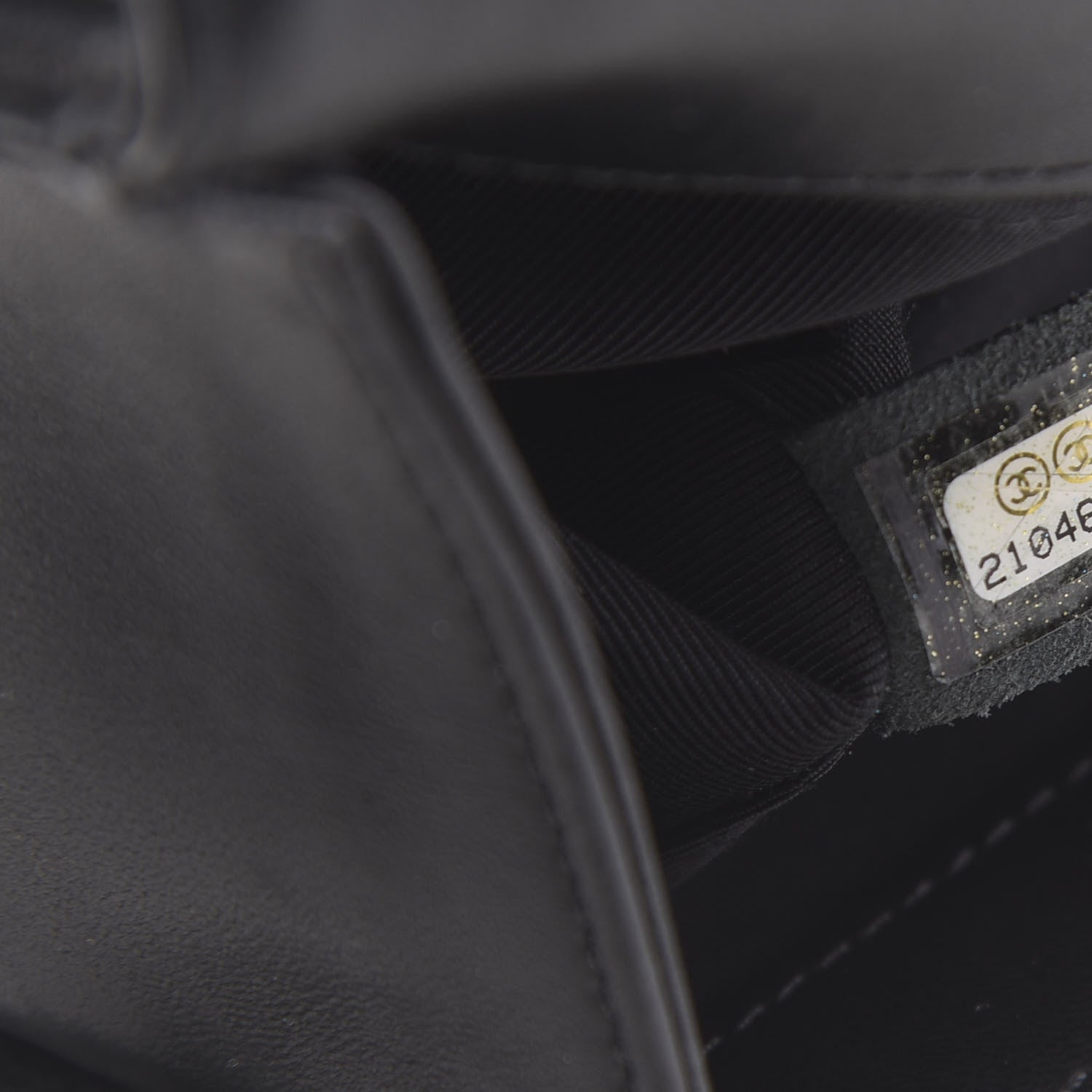 Chanel Lambskin Quilted Medium Boy Flap Black 7 of 12