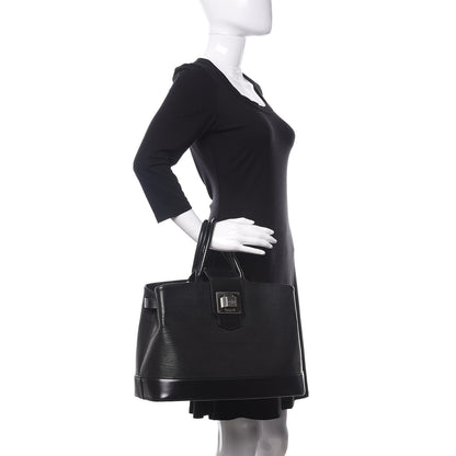 Louis Vuitton Epi Mirabeau GM Black 2 of 10