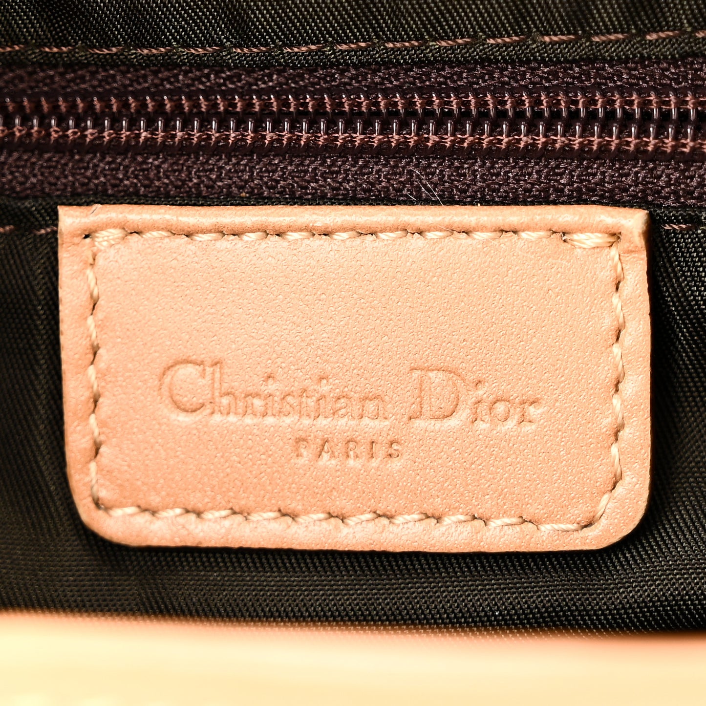 Monogram Saddle Bag Brown