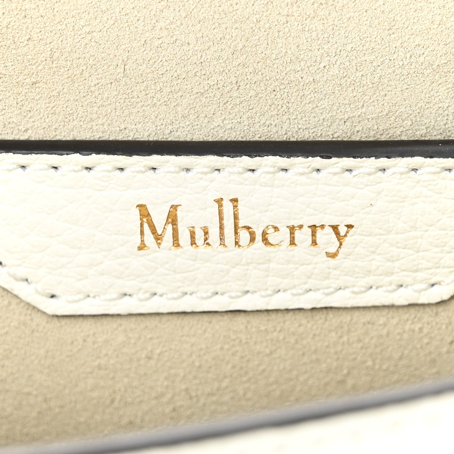 Mulberry Small Classic Grain Calfskin Small Amberley Satchel White 6 of 10