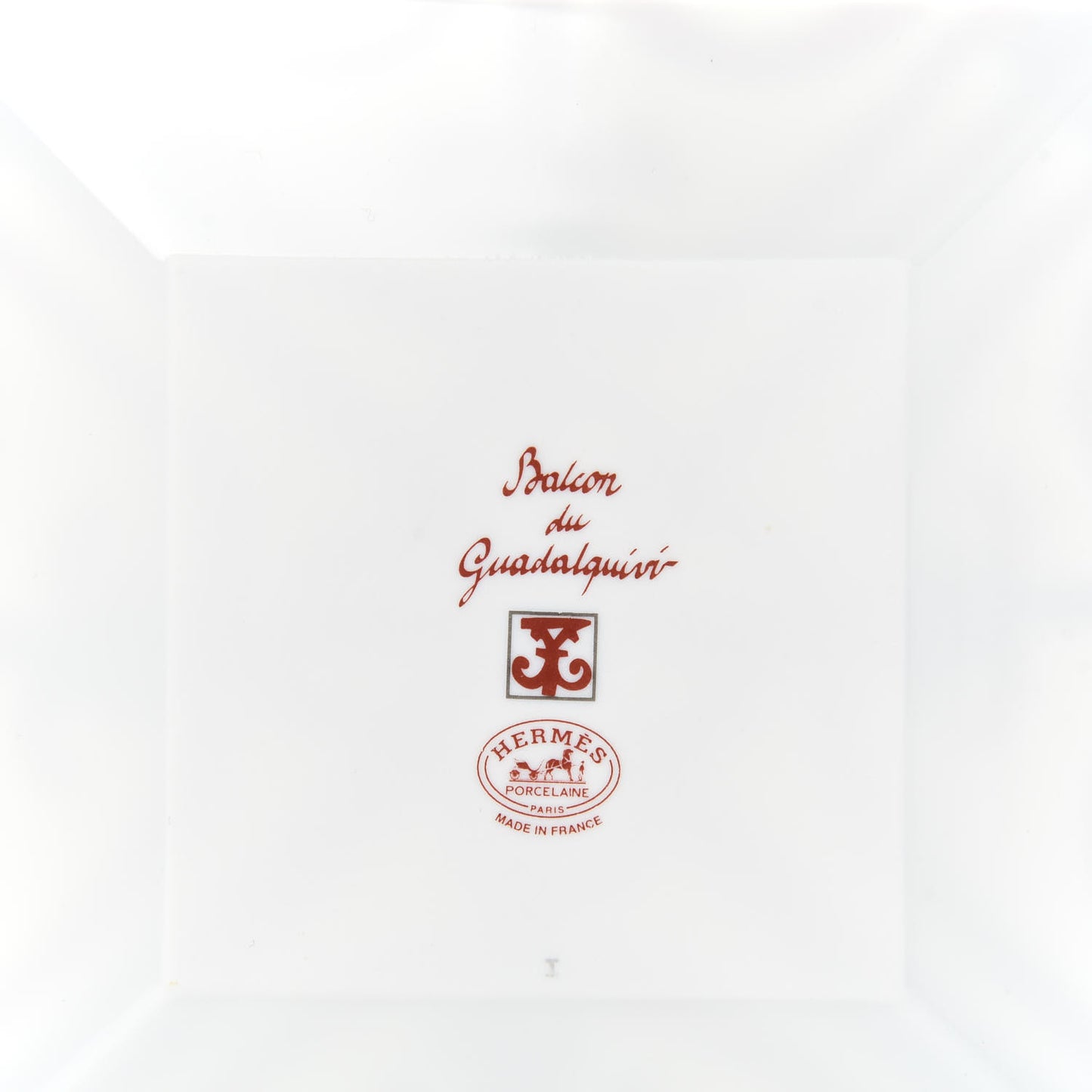 Porcelain Balcon du Guadalquivir Square Plate